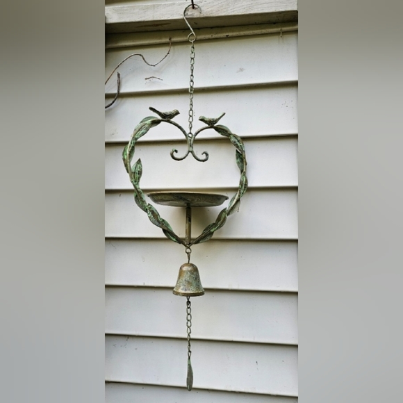 Decorative Metal Birdfeeder Bell Chime - Picture 10 of 12